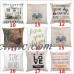 Vintage Funny Words Cotton Linen Throw Pillow Case Sofa Cushion Cover Home Decor   272747377831